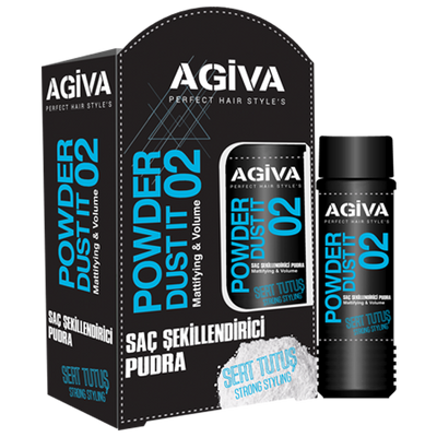 Black Styling Powder – Strong Hold-Hairsense