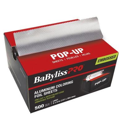 Pop-Up Aluminum Coloring Foil, 500 Sheets-Hairsense