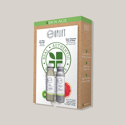 R.A.W. Uplift shamp / cond holiday duo With packaging-Hairsense