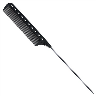Extra Long Tail Comb Fine Teeth- Carbon-Hairsense