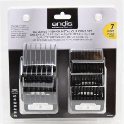 BG Series Premium Metal Clip Comb Set-TRIMMER ACCESORIES-Hairsense