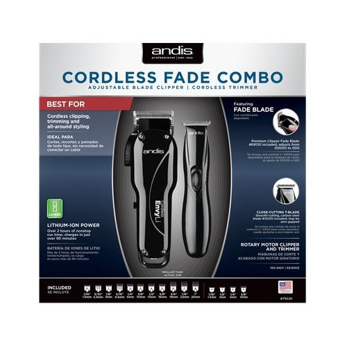 Pro Li Cordless Clipper Slimline Trimmer Set