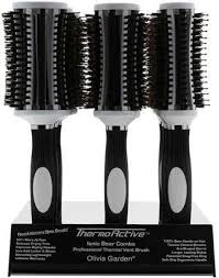 ThermoActive Ionic Boar Combo Vented Round 3 Brush Bag Set-Hairsense