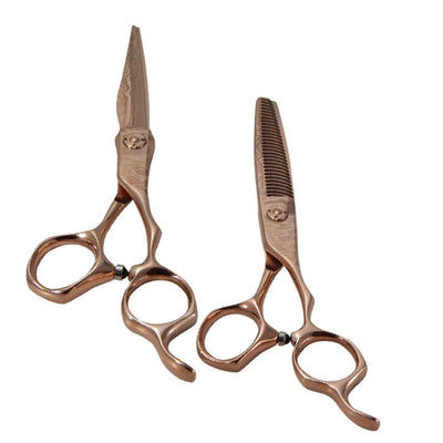 Rose Gold Damascus Duo 6 inch-Hairsense