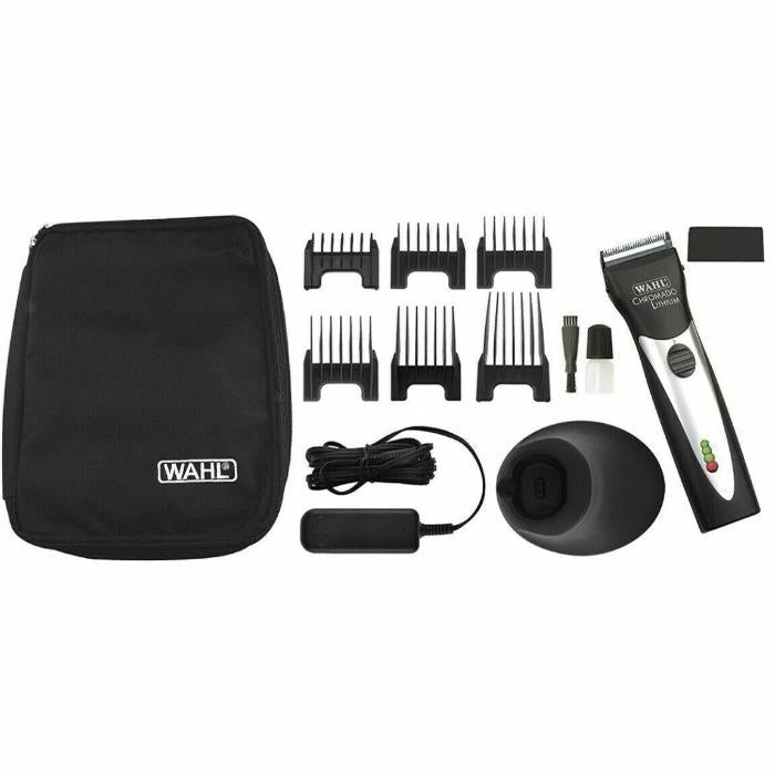 Lithium Chromado Cord/Cordless Clipper in Black-Hairsense