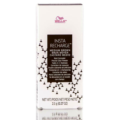 Insta Recharge Powder Medium Brown Root Concealer-Hairsense