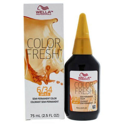 Color Fresh Warm 6/34 Dark Blonde/Gold Red Hair Color-Hairsense
