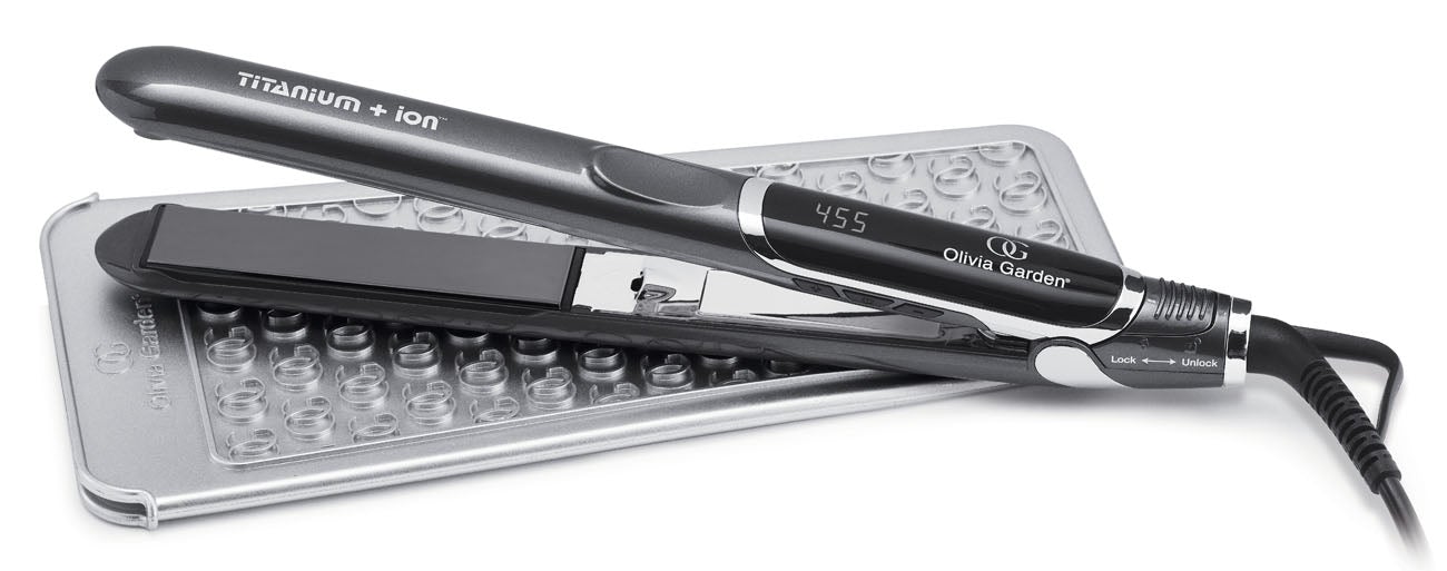 Ion Titanium Ion Straightening Iron Olivia Garden Titanium Flat