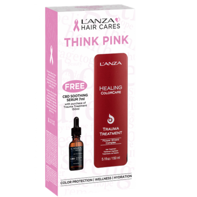 Think Pink Trauma Treatment With CBD Soothing Oil-Hairsense
