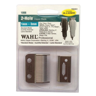 2-Hole clipper blade item #1006-Hairsense