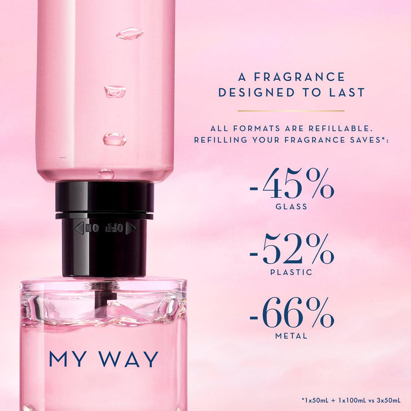 My Way eau de parfum refillable spray