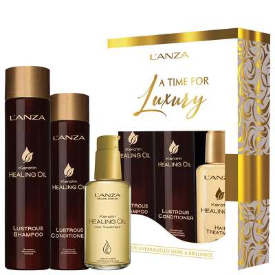 Keratin Healing Oil Holiday Gift Set: A Time For Luxury-Gift Set-Hairsense