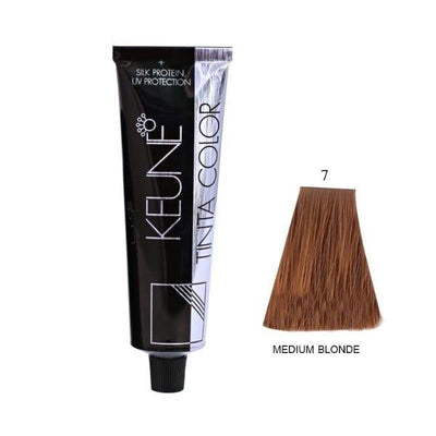 Tinta Color + Silk Protein Solamer Hair Color 7 Medium Blonde-HAIR COLOR-Hairsense