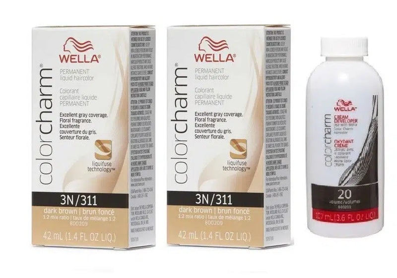 Wella 7N Medium Blonde Color Charm Permanent Liquid Haircolor