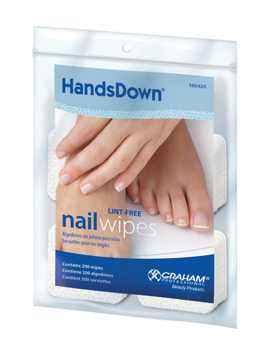 Handsdown Nail Wipes Squares-Hairsense