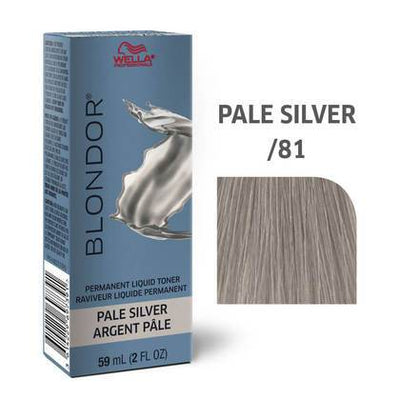 Blondor Permanent Liquid Toner - Pale Silver-Hairsense