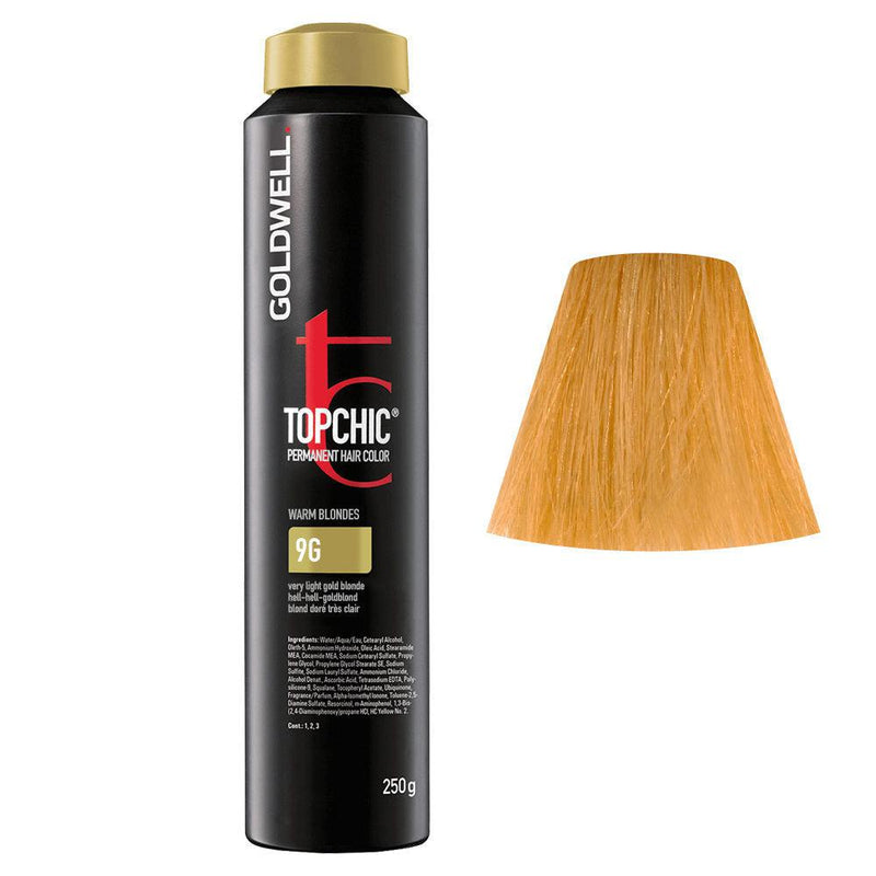 Topchic Hair Color 9G Very light gold blonde.