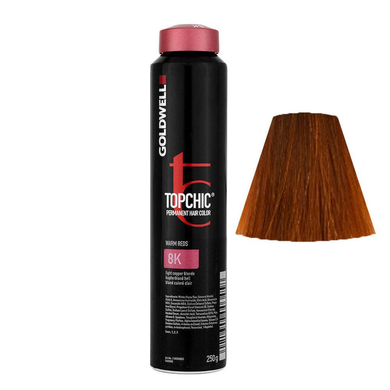 Topchic  Hair Color 8K Light copper blonde.