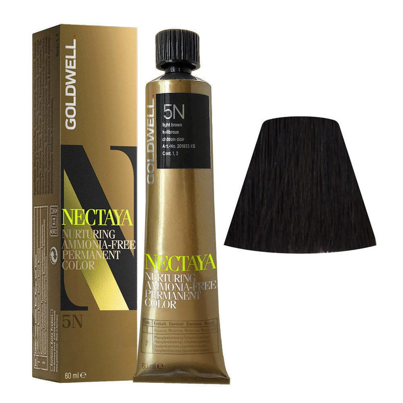 Nectaya Nurturing Hair Color - 5N Light Brown-HAIR COLOR-Hairsense