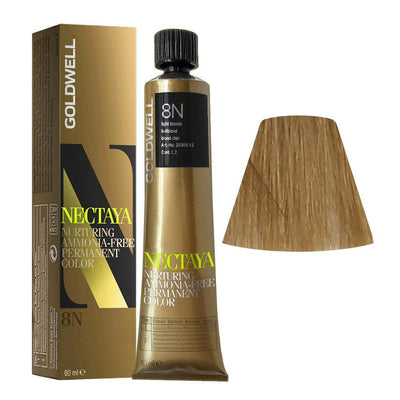 Nectaya Nurturing Hair Color - 8N Light Brown-Hairsense
