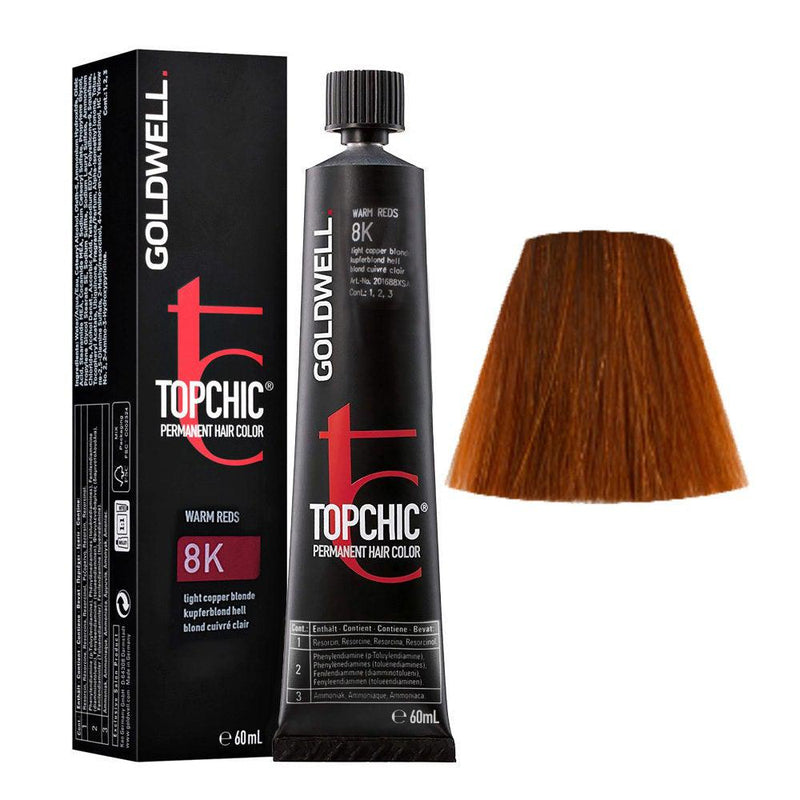 Topchic 8K Light Copper Blonde Permanent Hair Color