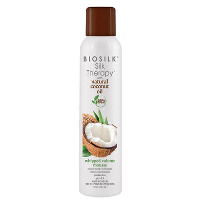 Silk Therapy With Natural Coconut Oil Whipped Volume Mousse-HAIR PRODUCT-Hairsense
