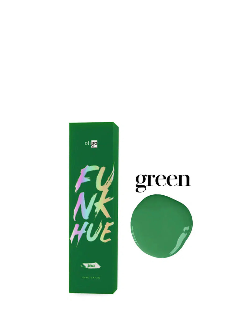 FunkHue Semi Permanent Hair Color Green