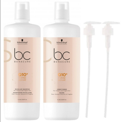 BC Bonacure Q10+ Time Restore Micellar Shampoo & Conditioner-Hairsense