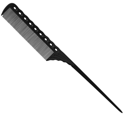 Carbon Super Tint Rat Tail Comb 215mm-Hairsense