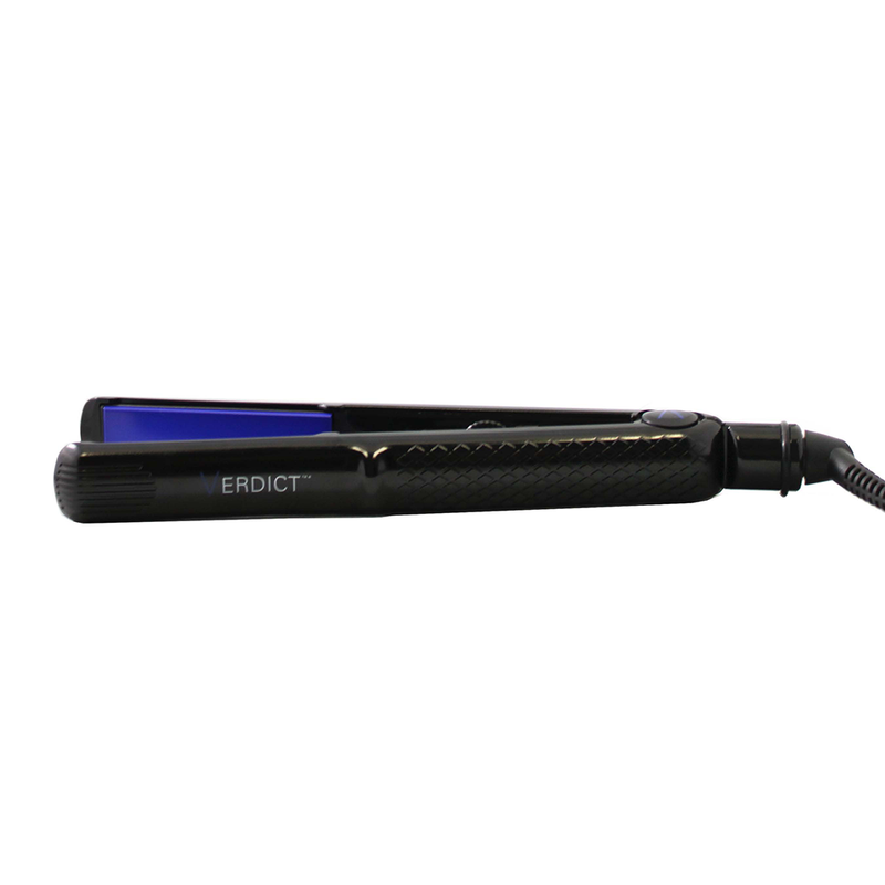 Professional Blue Mirror Titanium Flat Iron 450 F-black-CURLING WAND-Hairsense