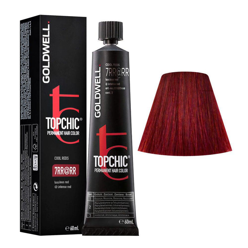 Topchic 7RR@RR Luscious Red Elumenated Intense Red Permanent Hair Colo ...