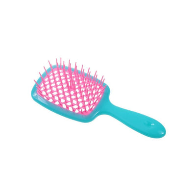 Super Brush - Turquoise Brush With Fuchsia Pins-Hairsense
