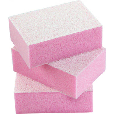 Double Sided Pink Buffing Blocks-Hairsense