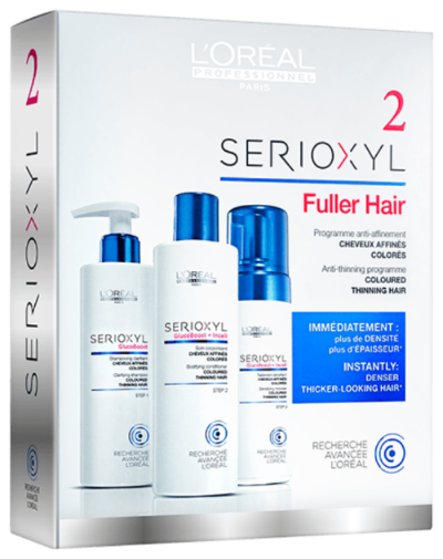 Serioxyl Kit 2(Colored Hair) Shampoo+Conditioner+Foam-Hairsense