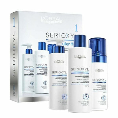 Serioxyl Kit 1(Natural hair) Shampoo+Conditioner+Foam-Hairsense