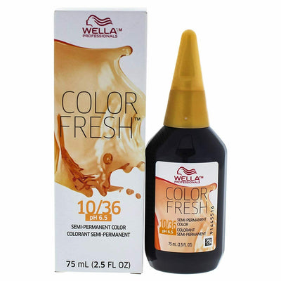 Color Fresh Warm 10/36 Lightest Blonde/Gold Violet Hair Color-Hairsense
