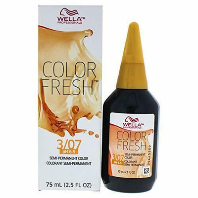 Color Fresh Pure Natural 3/07 Dark Brown/Natural Brown Hair Color-Hairsense