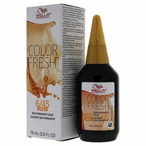 Color Fresh Cool 6/45 Dark Blonde/Red Red-Violet Hair Color-Hairsense
