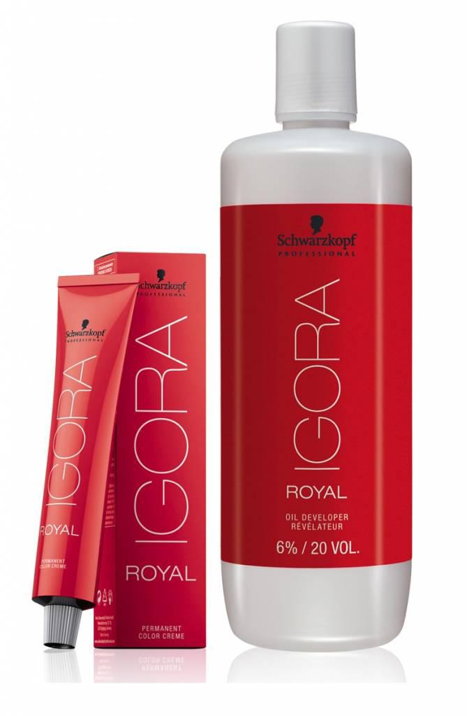 Igora Royal Oil Developer  6% 20 Volume, Igora Color 9-55