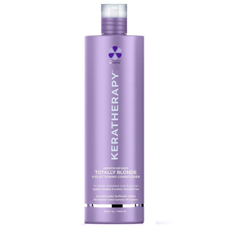 Keratin Infused Totally Blonde Violet Toning Conditioner-CONDITIONER-Hairsense