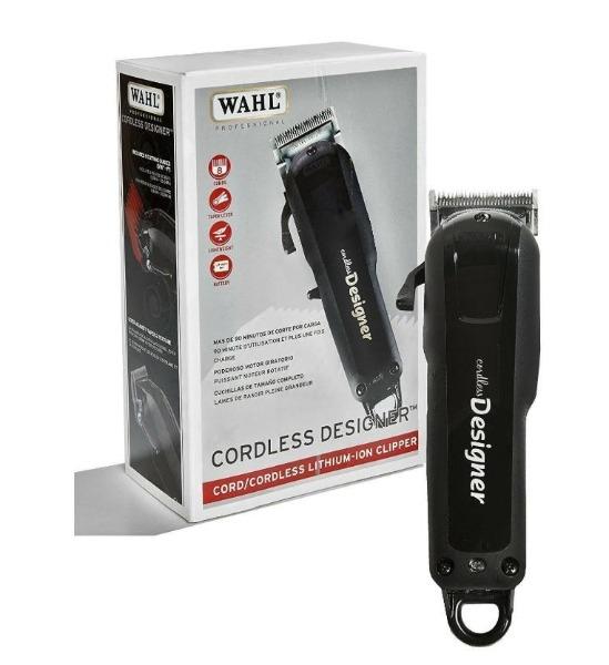 Black Lithium Cord/Cordless Designer Clipper (with 8 guides & rotary motor)-Hairsense
